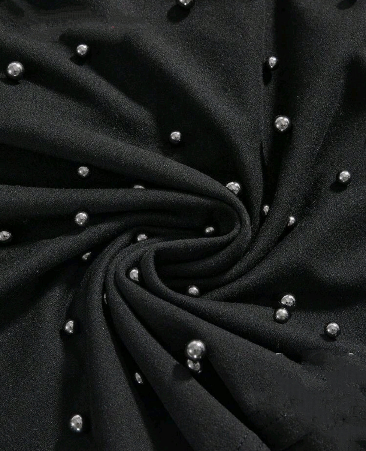 Černé Glam mini šaty s kamínky