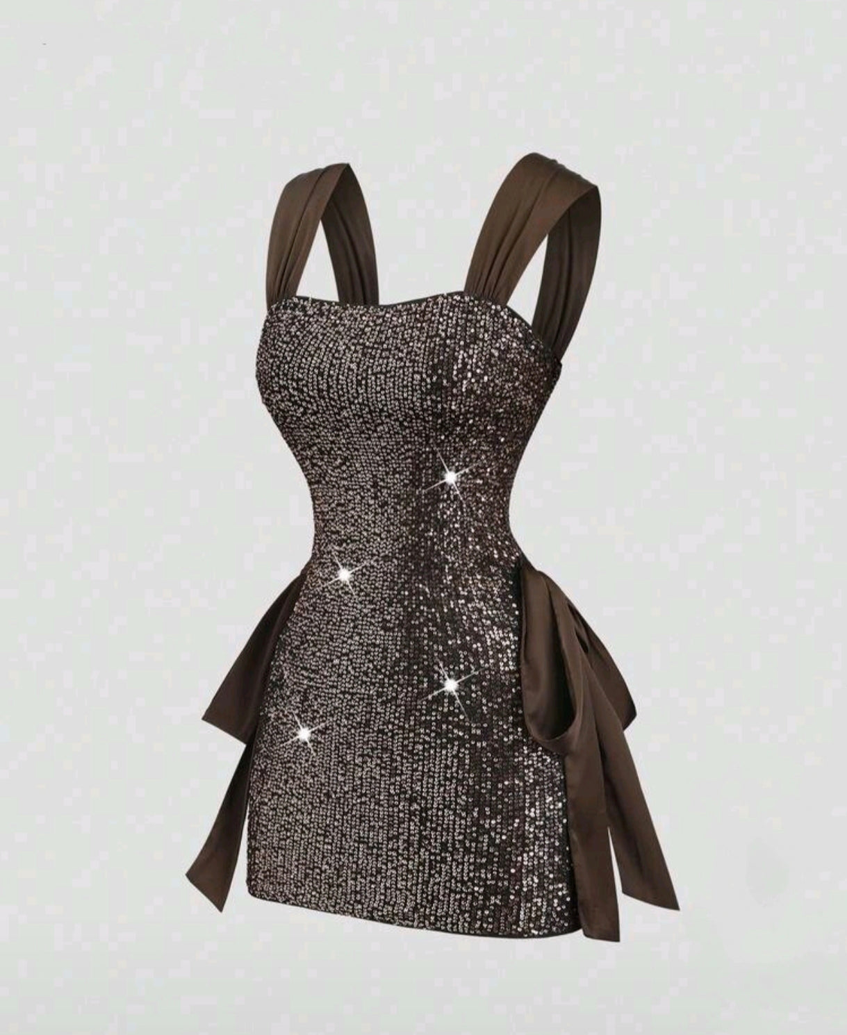 Mini šaty Chocolate Sparkle